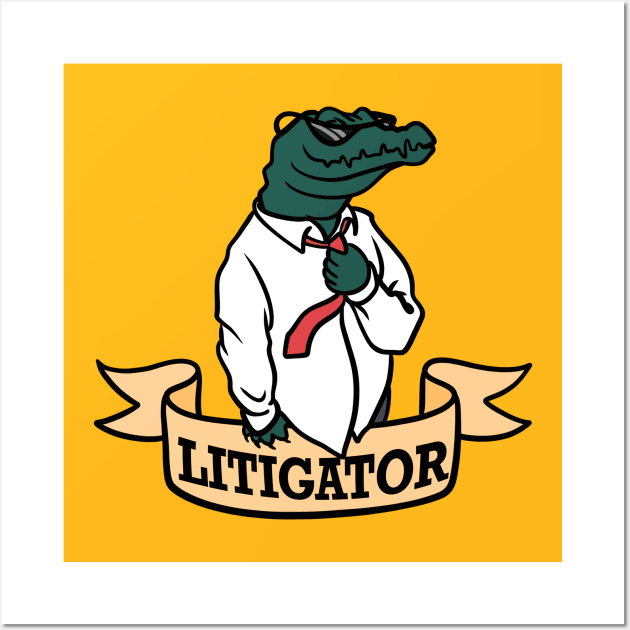 Litigator Wall Art by rocksandcolors